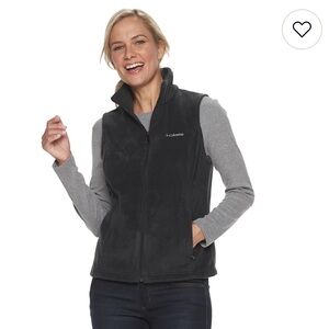 Columbia Women's Charcoal Fleece Vest